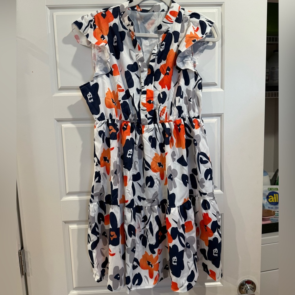 Flower print dress